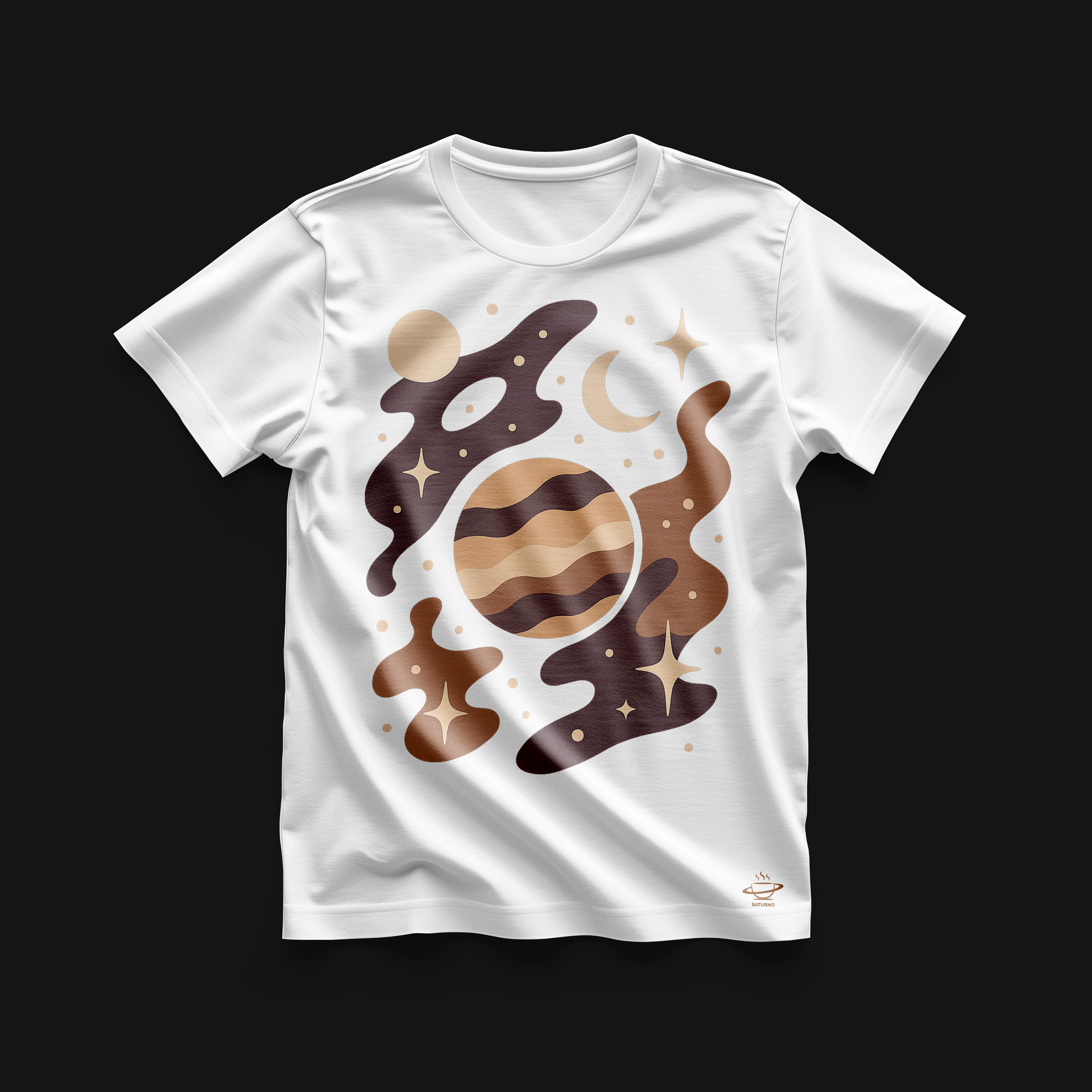 Remera Universe White
